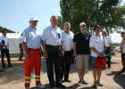 Versicherungskammer Bayern ResQ-Cup der DLRG-Jugend Landesverband Bayern am 27. Juli 2013; Ehrengäste: Jörg Laubenstein, Vizepräsident der DLRG Landesverband Bayern; Innenminister Joachim Herrmann; Schirmherr Gerhard Wägemann, Landrat Weißenburg-Gunzenhausen; Hans Baslam, Vorsitzender der DLRG-Jugend Bayern; Julia von Seiche-Nordenheim, Präsidentin der DLRG Landesverband Bayern